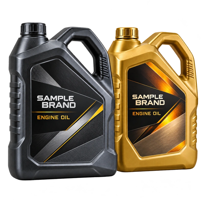 Engine Oil & Automotive Labels