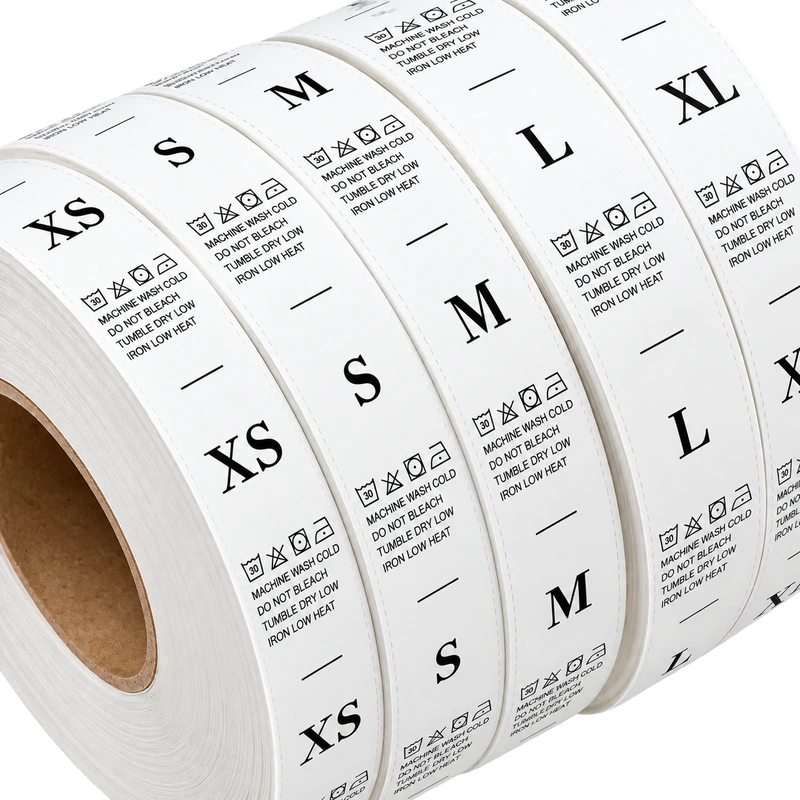Garment Size Labels